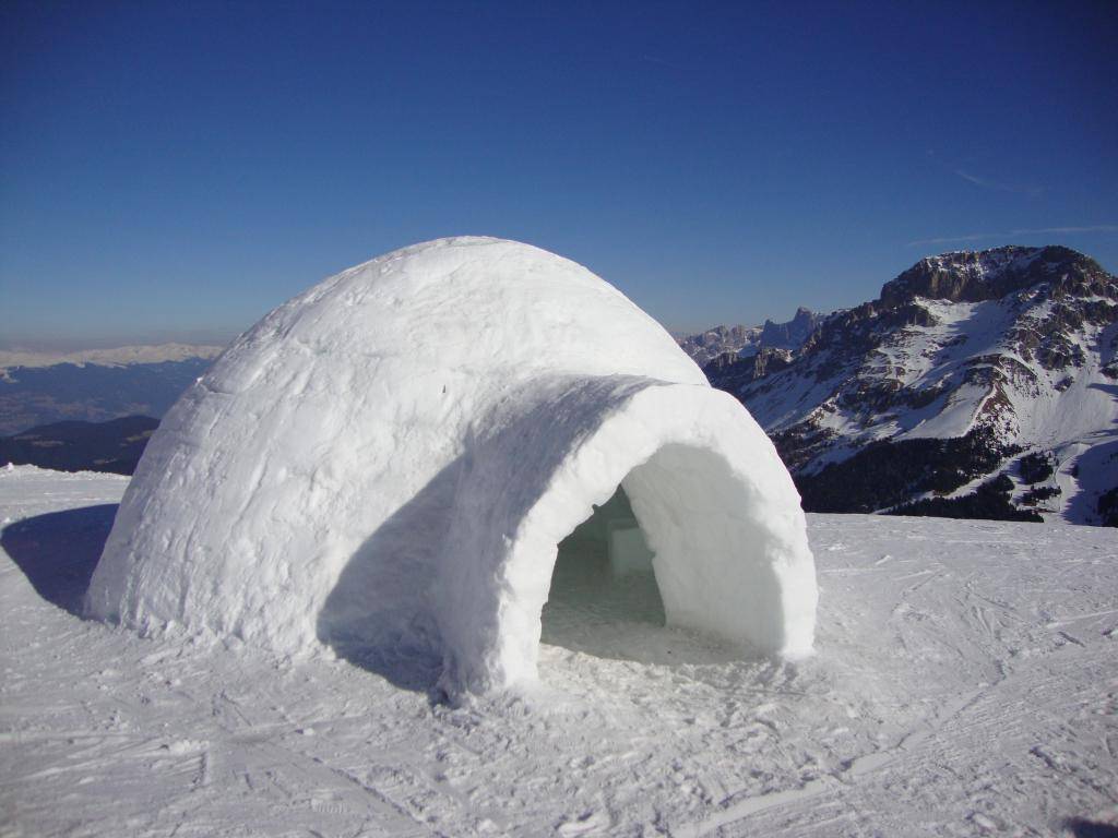 как построить жилище из снега