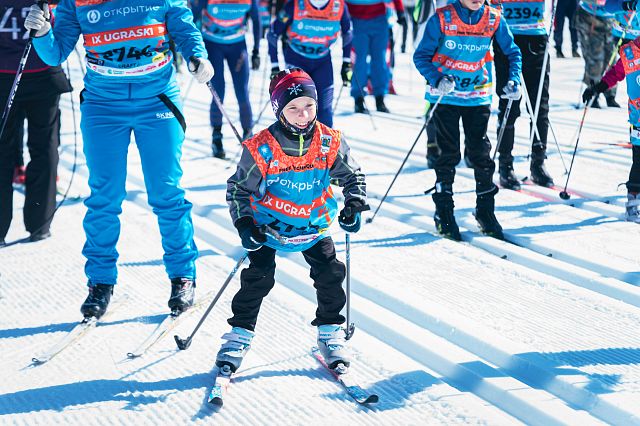 В Ханты-Мансийске прошел IX Международный Югорский лыжный марафон